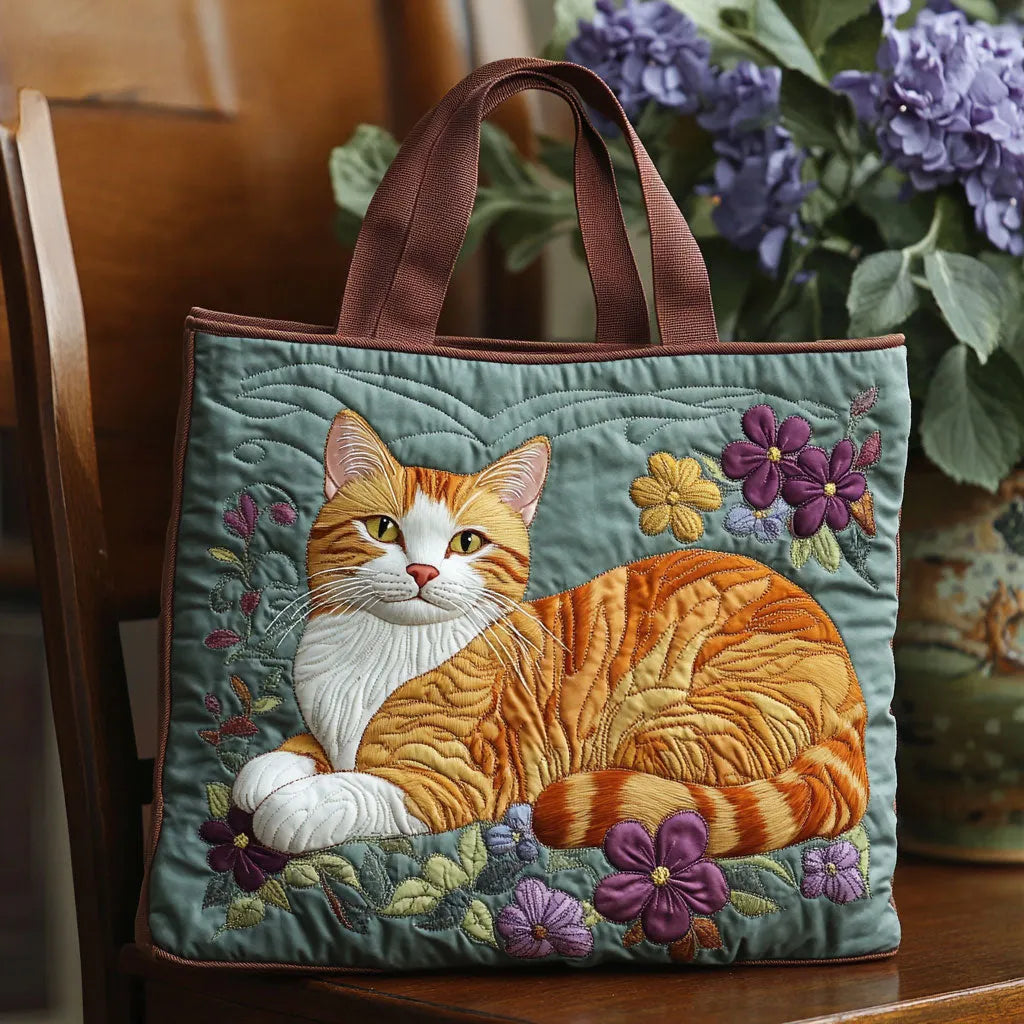 Handcrafted Tote Bag – Ginger Cat