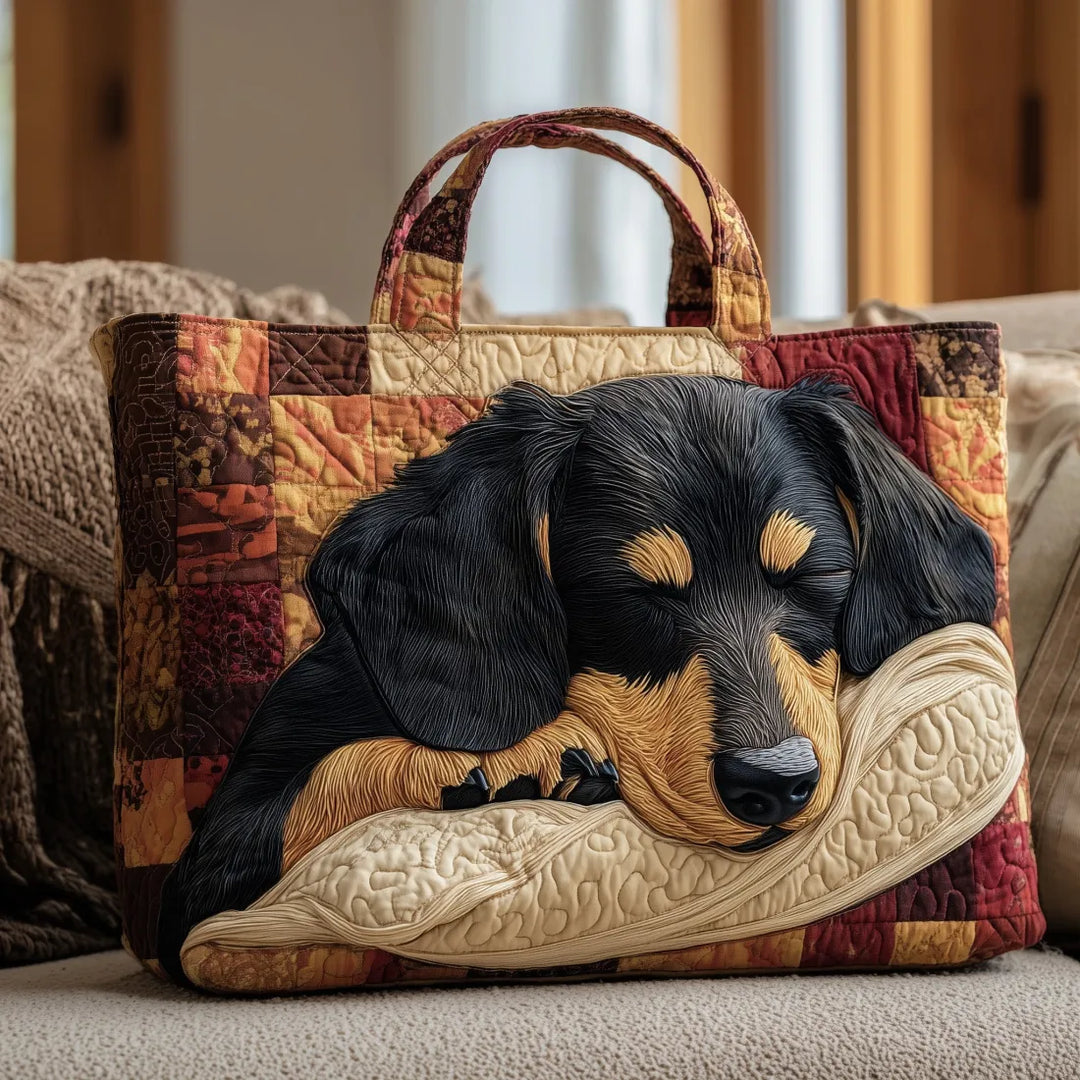 Handcrafted Tote Bag – Dachshund