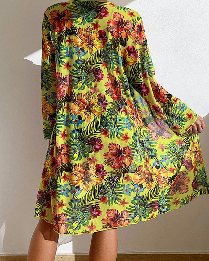 Glenda - Bikini with Floral Skirt