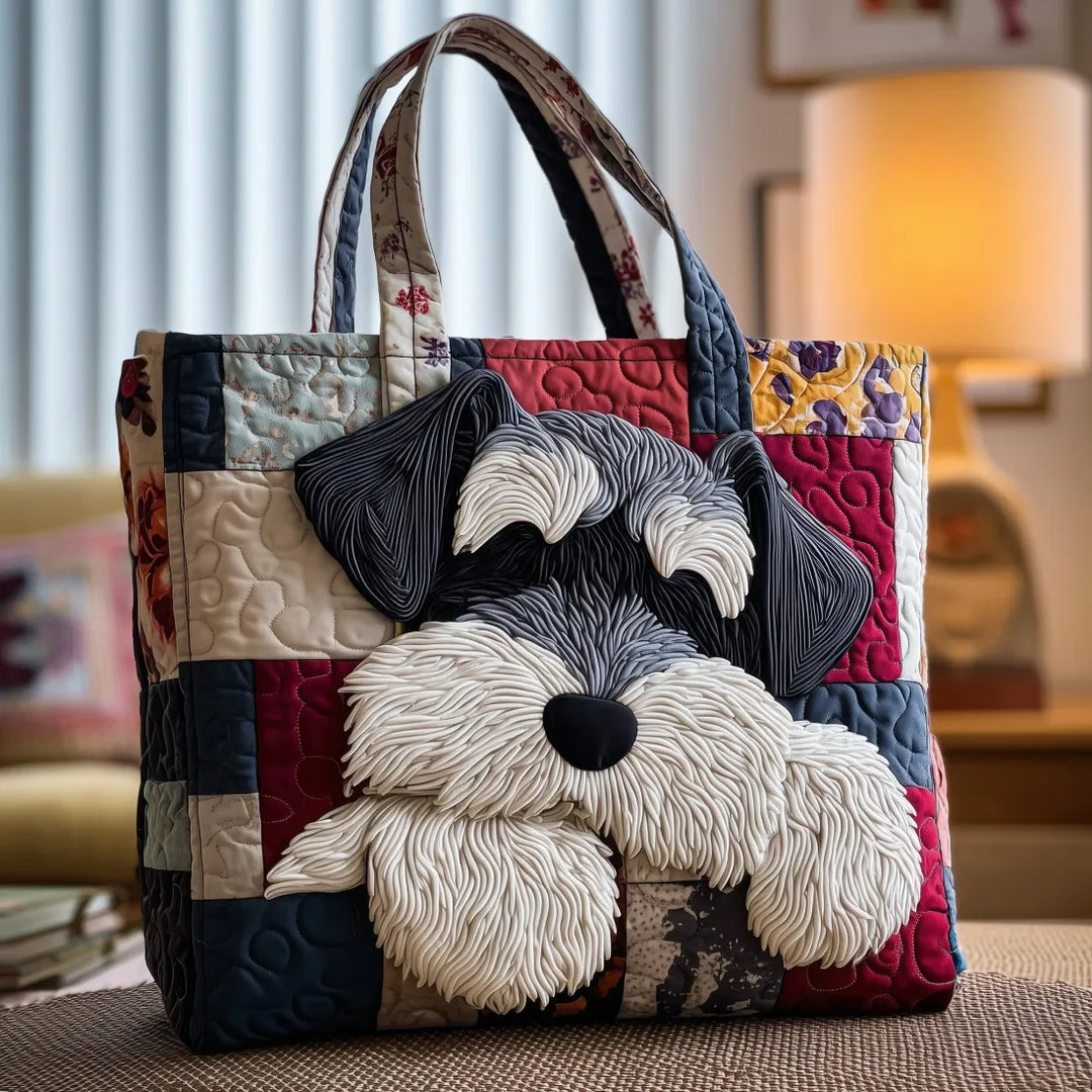 Handcrafted Tote Bag – Schnauzer