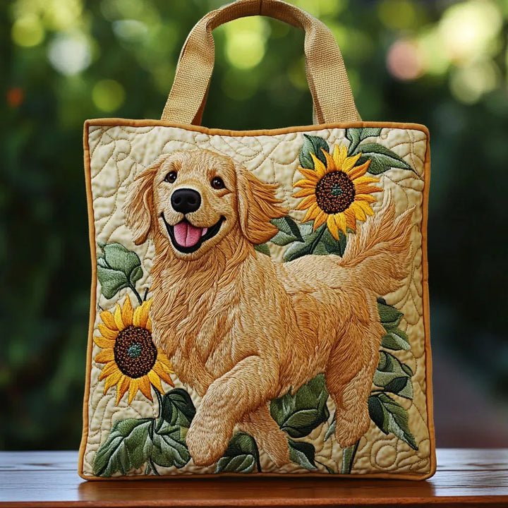 Handcrafted Tote Bag – Golden Retriever