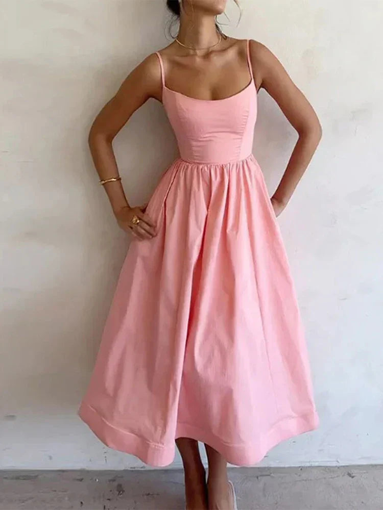 Jovie - Strap Midi Dress