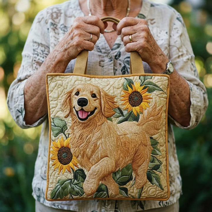 Handcrafted Tote Bag – Golden Retriever