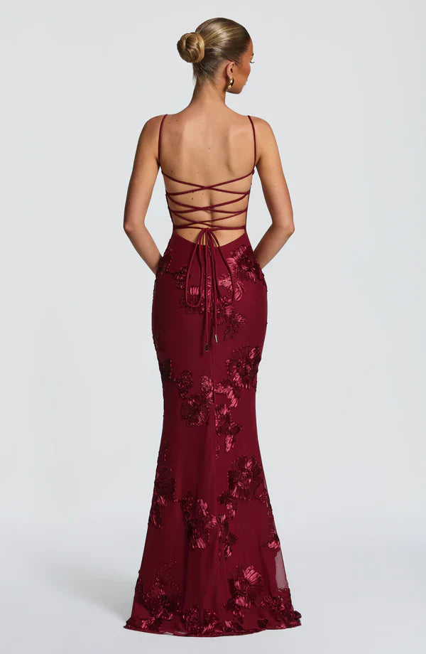 Aveline - Floral Corset Gown
