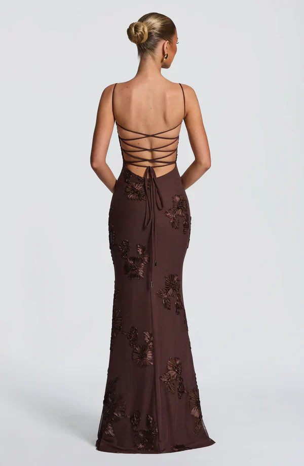 Aveline - Floral Corset Gown